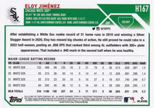 Load image into Gallery viewer, 2023 Topps Holiday Eloy JimÃ©nez  H167 Chicago White Sox
