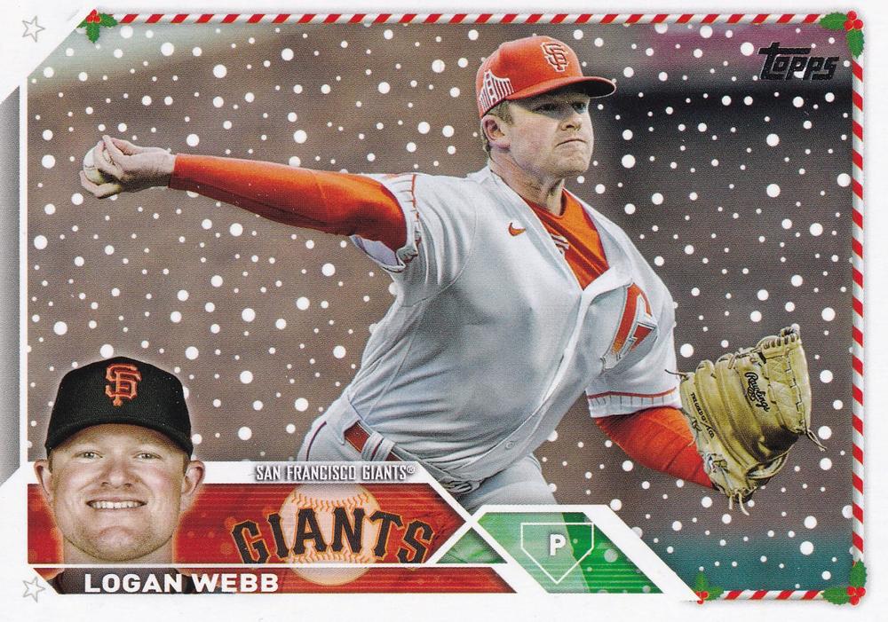 2023 Topps Holiday Logan Webb  H168 San Francisco Giants