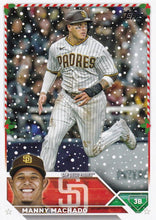 Load image into Gallery viewer, 2023 Topps Holiday Manny Machado  H169 San Diego Padres
