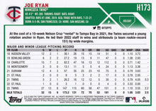 Load image into Gallery viewer, 2023 Topps Holiday Joe Ryan  H173 Minnesota Twins
