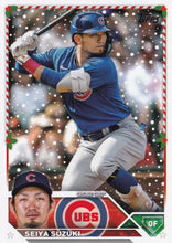 Load image into Gallery viewer, 2023 Topps Holiday Seiya Suzuki  H174 Chicago Cubs
