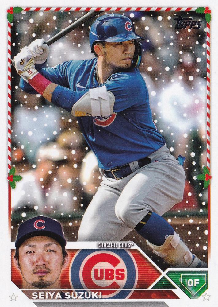 2023 Topps Holiday Seiya Suzuki  H174 Chicago Cubs