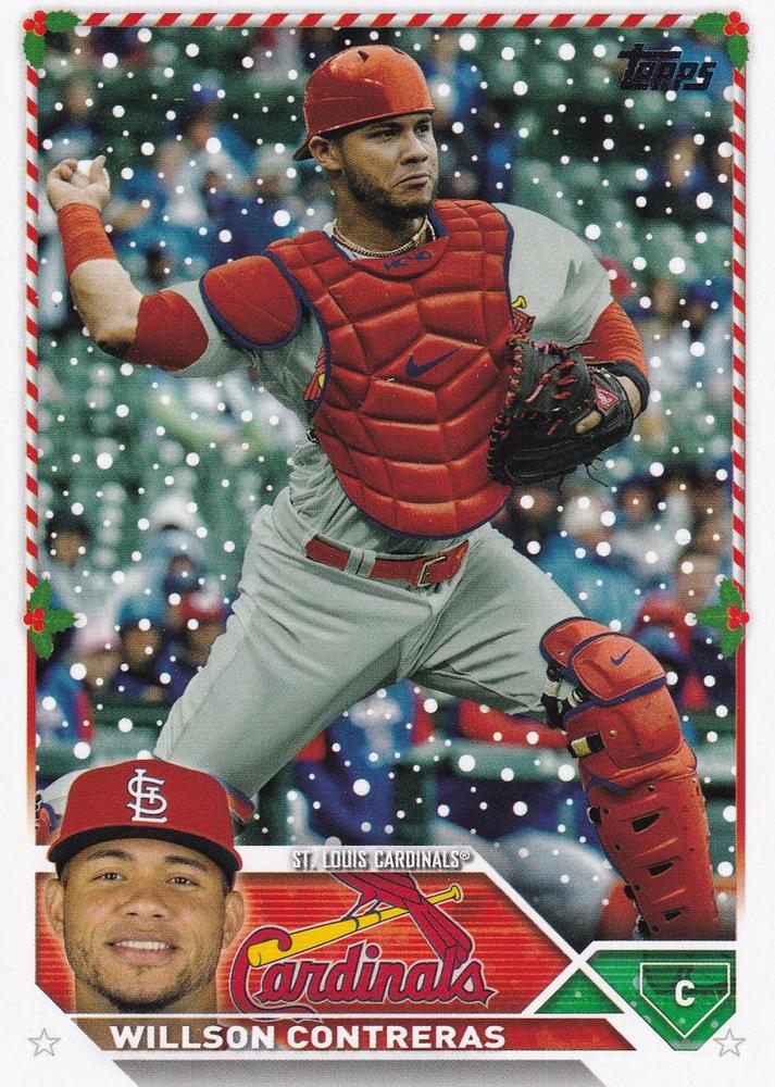 2023 Topps Holiday Willson Contreras  H175 St. Louis Cardinals