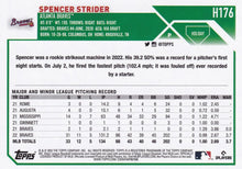 Load image into Gallery viewer, 2023 Topps Holiday Spencer Strider ASR H176 Atlanta Braves
