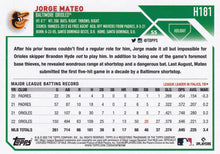 Load image into Gallery viewer, 2023 Topps Holiday Jorge Mateo  H181 Baltimore Orioles
