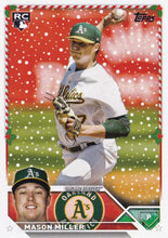 Load image into Gallery viewer, 2023 Topps Holiday Mason Miller RC H183 Oakland Athletics
