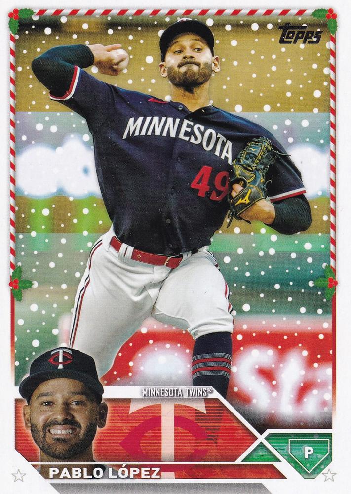 2023 Topps Holiday Pablo López  H184 Minnesota Twins