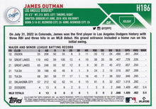 Load image into Gallery viewer, 2023 Topps Holiday James Outman RC H186 Los Angeles Dodgers
