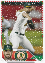 Load image into Gallery viewer, 2023 Topps Holiday Kyle Muller H189 Oakland Athletics
