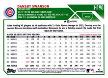 Load image into Gallery viewer, 2023 Topps Holiday Dansby Swanson H190 Chicago Cubs
