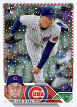 Load image into Gallery viewer, 2023 Topps Holiday Justin Steele RC H191 Chicago Cubs
