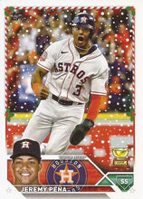 Load image into Gallery viewer, 2023 Topps Holiday Jeremy Peña H192 Houston Astros
