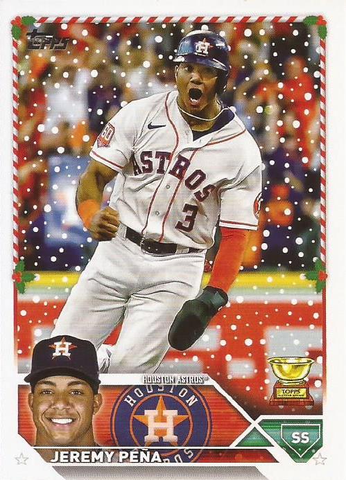 2023 Topps Holiday Jeremy Peña H192 Houston Astros