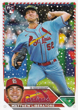 Load image into Gallery viewer, 2023 Topps Holiday Matthew Liberatore RC H193 St. Louis Cardinals
