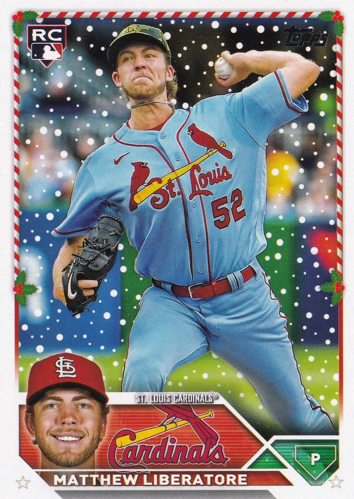 2023 Topps Holiday Matthew Liberatore RC H193 St. Louis Cardinals