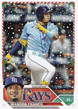 Load image into Gallery viewer, 2023 Topps Holiday Wander Franco H194 Tampa Bay Rays
