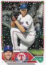 Load image into Gallery viewer, 2023 Topps Holiday Jacob deGrom H197 Texas Rangers
