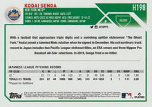 Load image into Gallery viewer, 2023 Topps Holiday Kodai Senga RC H198 New York Mets
