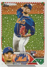 Load image into Gallery viewer, 2023 Topps Holiday Kodai Senga RC H198 New York Mets
