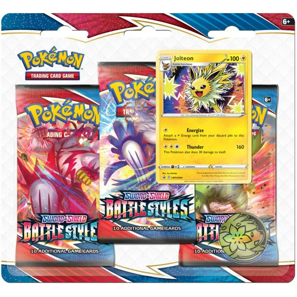 Pokémon TCG Battle Styles Jolteon Special Edition With 3 Booster Packs