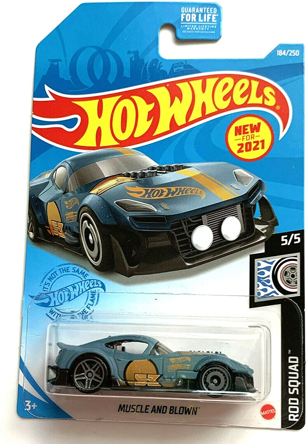 Hot Wheels Muscle and Blown, Rod Squad 5/5 Gray 184/250