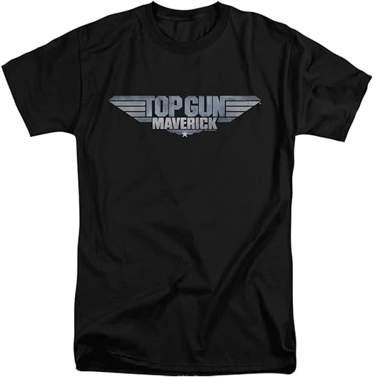 Top Gun Black Color T-Shirt Size 3XL