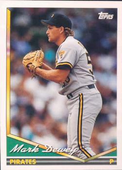 1994 Topps Mark Dewey # 101 Pittsburgh Pirates