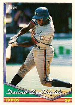 1994 Topps Delino DeShields # 109 Montreal Expos