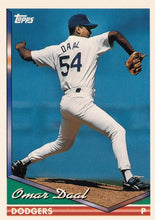 Load image into Gallery viewer, 1994 Topps Omar Daal RC # 29 Los Angeles Dodgers

