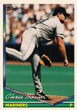 将图片加载到图库查看器，1994 Topps Chris Bosio # 60 Seattle Mariners
