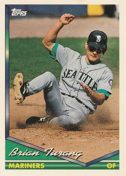 1994 Topps Brian Turang RC # 82 Seattle Mariners