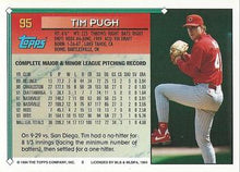 تحميل الصورة إلى عارض المعرض، 1994 Topps Tim Pugh # 95 Cincinnati Reds
