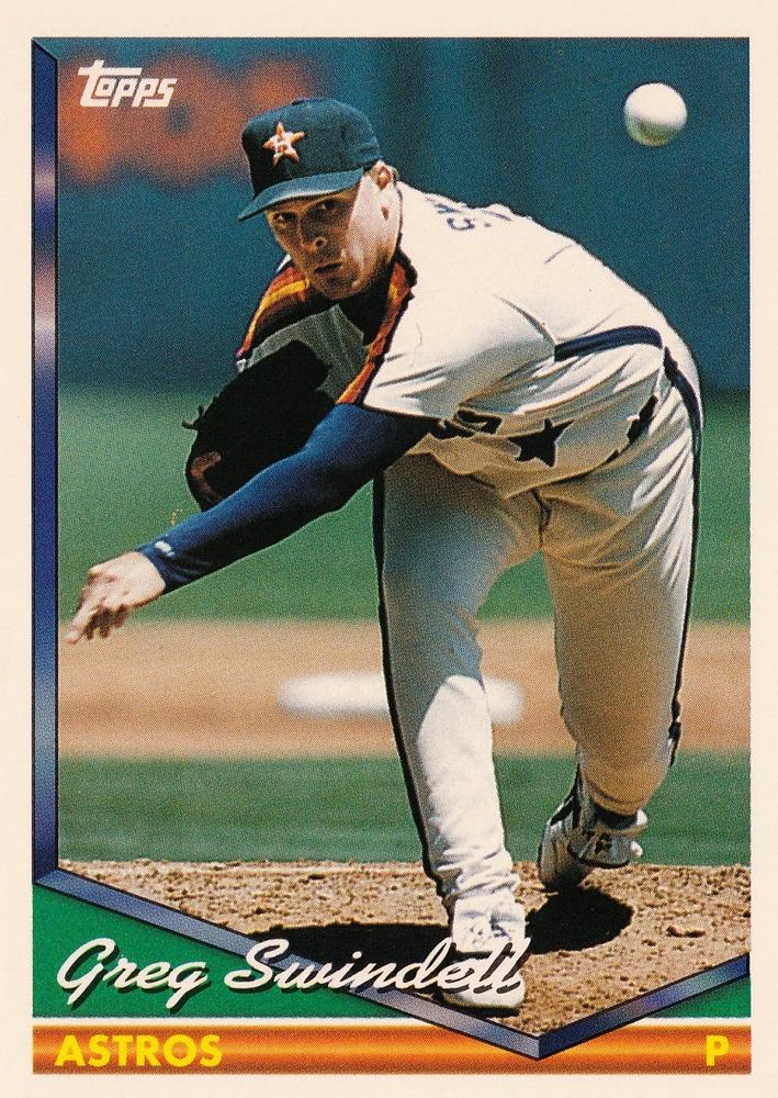 1994 Topps Greg Swindell # 125 Houston Astros