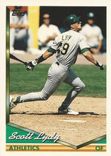 Load image into Gallery viewer, 1994 Topps Scott Lydy RC # 160 Oakland Athletics
