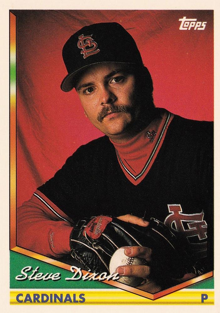 1994 Topps Steve Dixon RC # 168 St. Louis Cardinals