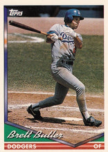 将图片加载到图库查看器，1994 Topps Brett Butler # 172 Los Angeles Dodgers

