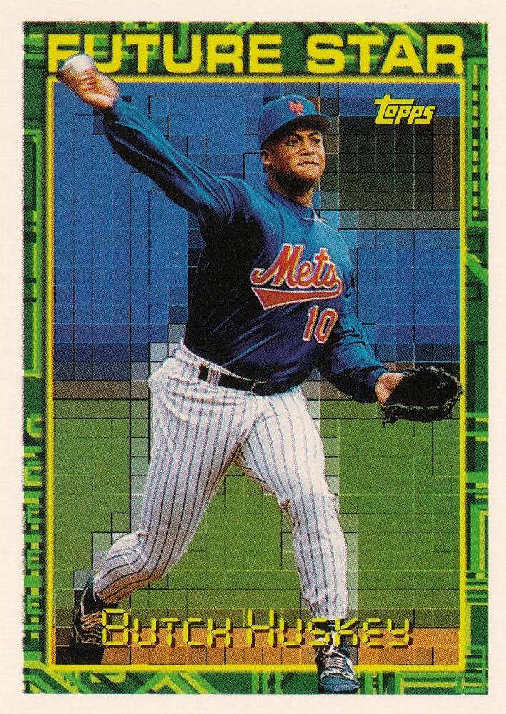 1994 Topps Butch Huskey FS, RC # 179 New York Mets