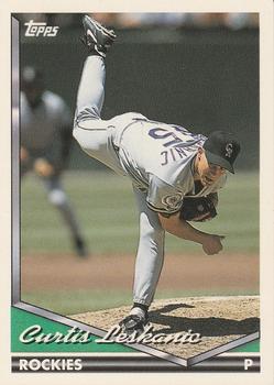 1994 Topps Curtis Leskanic # 191 Colorado Rockies