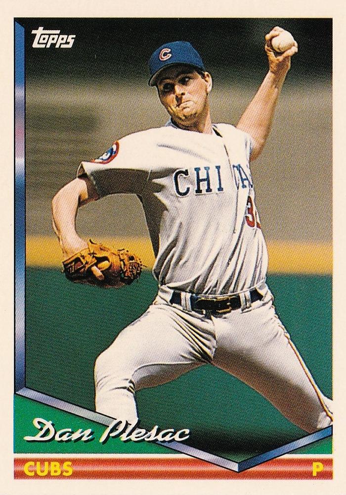 1994 Topps Dan Plesac # 215 Chicago Cubs