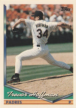 将图片加载到图库查看器，1994 Topps Trevor Hoffman # 222 San Diego Padres
