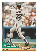 将图片加载到图库查看器，1994 Topps Will Clark # 240 San Francisco Giants
