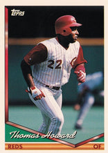 将图片加载到图库查看器，1994 Topps Thomas Howard # 246 Cincinnati Reds
