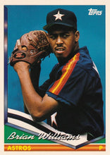 将图片加载到图库查看器，1994 Topps Brian Williams # 249 Houston Astros
