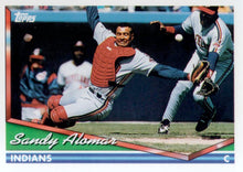 将图片加载到图库查看器，1994 Topps Sandy Alomar # 273 Cleveland Indians
