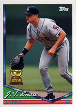 将图片加载到图库查看器，1994 Topps J.T. Snow ASR # 293 California Angels
