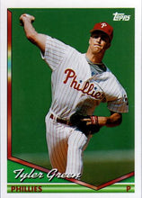 将图片加载到图库查看器，1994 Topps Tyler Green UER # 294 Philadelphia Phillies
