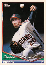 将图片加载到图库查看器，1994 Topps Derek Lilliquist # 301 Cleveland Indians
