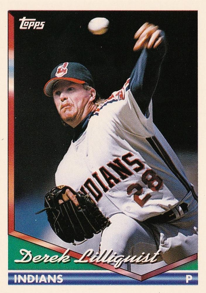 1994 Topps Derek Lilliquist # 301 Cleveland Indians