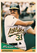 将图片加载到图库查看器，1994 Topps Marcos Armas # 311 Oakland Athletics
