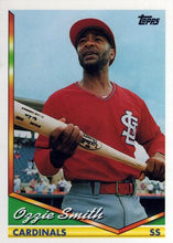 将图片加载到图库查看器，1994 Topps Ozzie Smith # 320 St. Louis Cardinals
